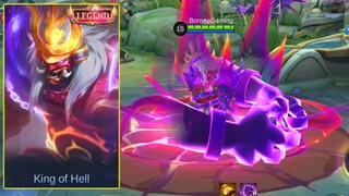 FRANCO LEGEND SKIN "KING OF HELL" GAMEPLAY FULL UPDATE OPTIMIZE SKILL EFFECT! | MOBILE LEGENDS