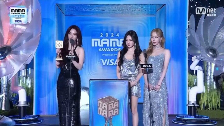 Congratulations to aespa for winning the 2024 MAMA FANS' CHOICE Award!