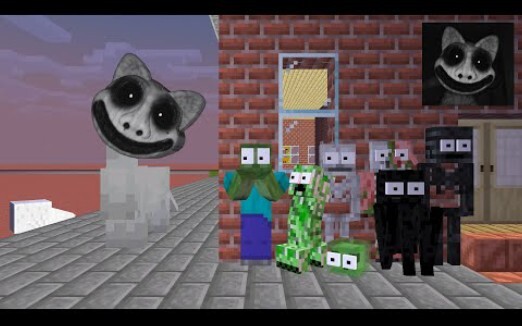 Monster Academy Animation: Episode 1288丨Urban Legend Smelly Cat Challenge丨Minecraft Animation