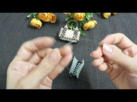 Beaded bag P2/3#파란색 가방#Tas bermanik-manik#ກະເປົາແບ້#กระเป๋าลูกปัด#