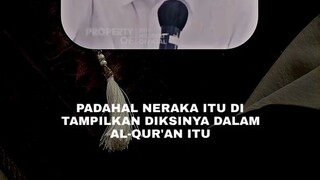 kok bisa neraka di buat candaan, padahal neraka itu ancaman yang mengerikan.