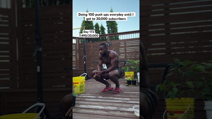 Day 172 of doing 100 push ups everyday. Join me for at least 30 pushups🫡 #pushupchallenge #shorts