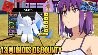 🔥 Peguei 13 MILHOES de BOUNTY com Combo HÍBRIDO de SAND e CDK no BLOX FRUITS!!!😱💥