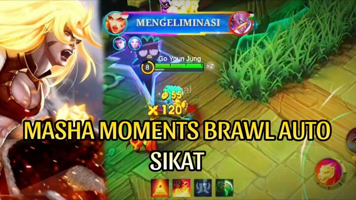 MASHA MOMEN BRAWL AUTO SIKAT