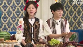 [Zhou Shen and Zhao Lusi live broadcast] A dream linkage! Two funny people selling grapes together!