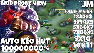 MobileLegend - Mod Drone View Full Tầm Nhìn X1 - X11 Hỗ Trợ Leo Rank No PassWord | Jin Moba