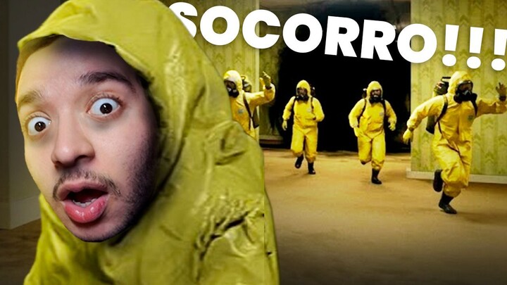 Escape das Backrooms com os amigos