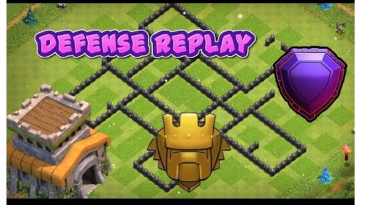 || Best Th8 Trophy Pushing Base (w/Defence Replay) || Th6 - 8 ||