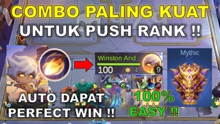 COMBO PALING KUAT UNTUK PUSH RANK !! AUTO DAPAT PERFECT WIN GILAKK !! COMBO MAGIC CHESS TERKUAT 2024