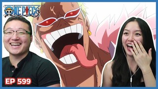 DOFLAMINGO THE MASTERMIND!!! 🤯 | One Piece Episode 599 Couples Reaction & Discussion