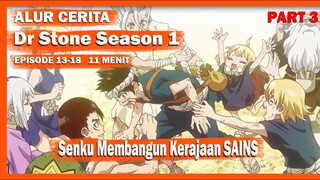 Alur Cerita Dr Stone Season 1 part 3 - Senku Membangun Kerajaan SAINS