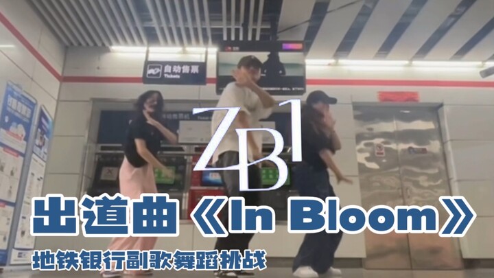 昼丝地铁银行打歌ZB1出道曲《In Bloom》副歌舞蹈｜祝7.10昼人出道快乐！