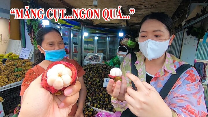Vựa trái cây 3 Miền ở Sài Gòn Măng Cụt Lái Thiêu bao ăn chỉ 50k Bòn Bon Vải Thiều Nhãn Xuồng Mận Bắc