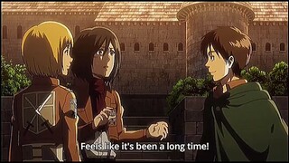 MIKASA SELALU TERKEJUT SETIAP BERTEMU EREN😭