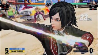 KOF15　覇者エリザベート　２４HITクライマックスコンボ　アッシュを一気に無効化