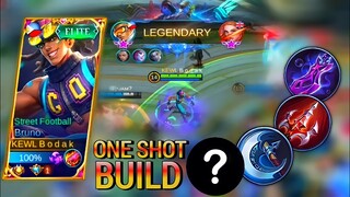 BRUNO ONE SHOT BUILD - TOP GLOBAL/PHILIPPINES BRUNO - MASTER BODAK MLBB