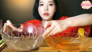 Kimchi củ cải, miến lạnh, sủi cảo kim chi, sủi cảo thịt cuối #amthuc