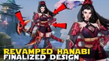 REVAMPED HANABI NEW FINALIZED DESIGN! ALMOST FINAL RELEASE? | NEW CONCEPT DESIGNS REVEALED! MLBB