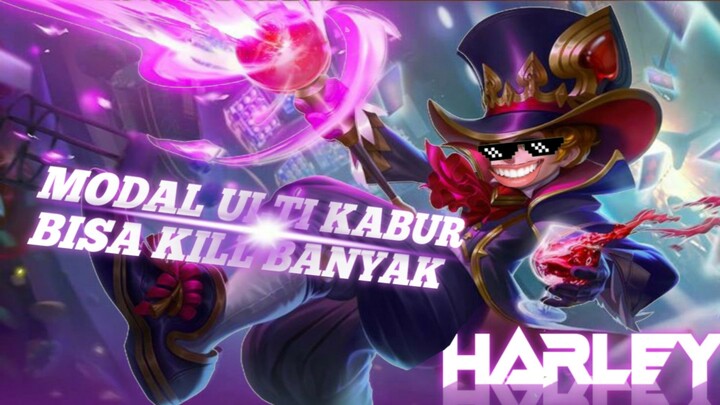 Highlight | Gameplay Harley modal Ulti doang wkkwk😂😂🤣🤣