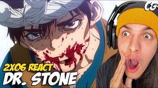 CHROME COM PNEUMONIA! GÊNIO DEMAIS! - React Dr. Stone 2 EP 6