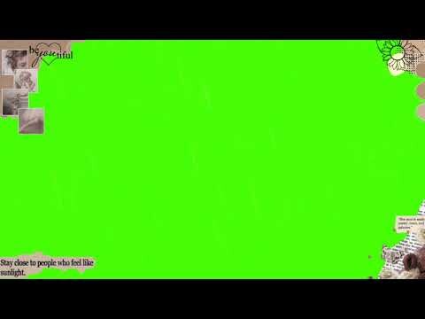 AESTHETIC VINTAGE OVERLAY PT. 04 | GREEN SCREEN