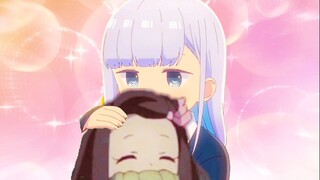 Aharen san Headpatting Nezuko