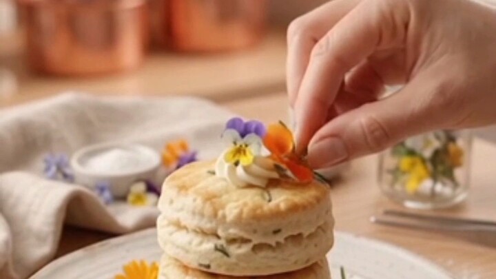 #美食 #美食制作 #烘焙 #甜点 #Scone #AI视频 #Cooking