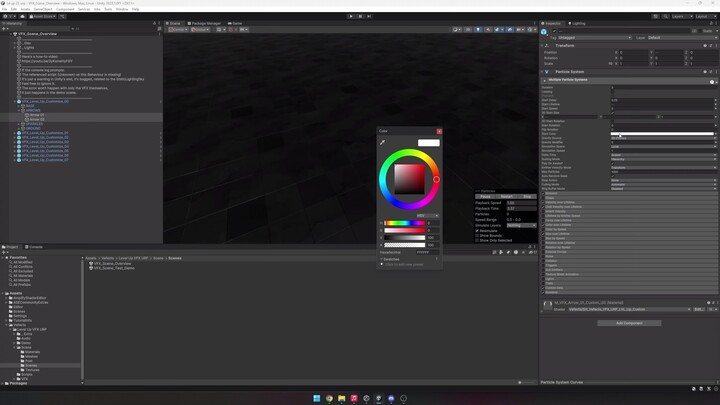 Level Up VFX for Unity New Update!