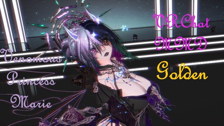 Venomous Princess Marie VRChat MMD Golden