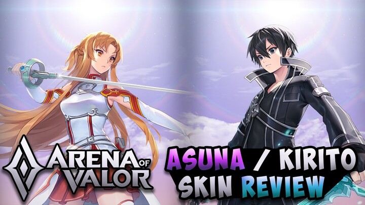 NEW: KIRITO & ASUNA SKINS | ARENA OF VALOR x SWORD ART ONLINE | AOV | ROV | LiênQuânMobile | 傳說對決