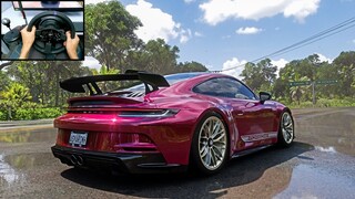 800HP Porsche 911 GT3 - Forza Horizon 5 | Thrustmaster T300RS Gameplay
