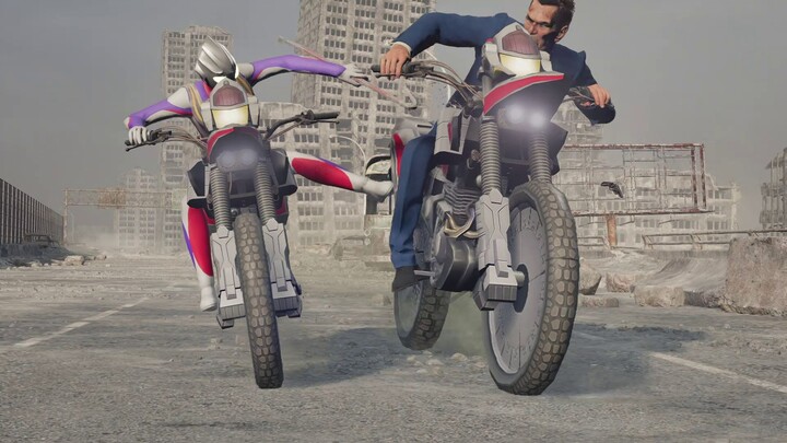 ULTRAMAN TIGA vs G-MAN - BIOHAZARD: REQUIEM