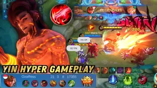 New Hero Yin Hyper Best Build and Skill Combo Gameplay - Mobile Legends Bang Bang