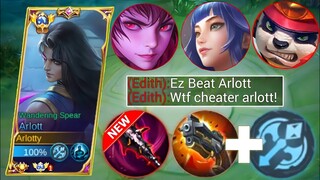 HOW TO DEAL AGAINTS AGRESIFE EDITH & DYRROTH IN EXP LANE! | ARLOTT BEST BUILD - MLBB