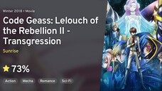 Code Geass: Hangyaku no Lelouch II - Handou (Sub Indo)