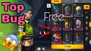 Free Fire || Mẹo bug "trang bị" tất cả đồ trong shop chỉ với "0" kim cương cực hài | Top mẹo bug mới