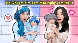 Hai Chị Em Simmy Và Sammy Một Ngày Thử Làm MẸ Trong Roblox !!