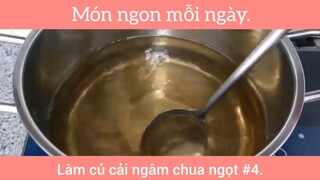 Làm củ cải ngâm chua ngọt p4