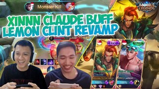 COBAIN BUFF CLAUDE SAKIT BANGET - DUO MARKSMAN LEMON MAIN CLINT REVAMP !!!