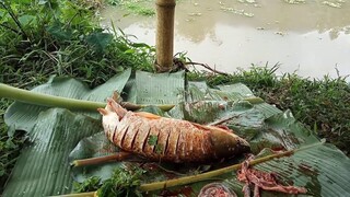 Cá trắm cỏ đắp đất siêu ngon , ẩm thực vùng cao