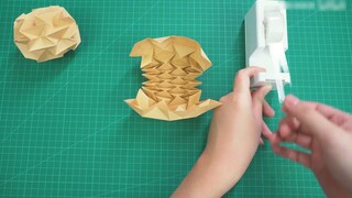 Một quả cầu ma thuật origami đơn giản có thể biến dạng theo ý muốn, bạn không thể dừng lại khi véo n