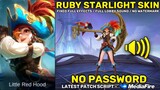 Ruby Starlight Skin Script No Password - Full Lobby Sound & Full Effects | Mobile Legends