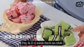 Hướng Dẫn Làm Món: “ KEM SỮA CHUA HOA QUẢ “ siêu ngon 🤤 ( Hết rùi nha quý dị )