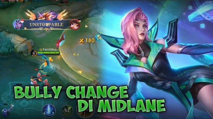 BULLY CHANGE DI MIDLANE - Mobile Legends