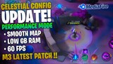 New!! Celestial Map Config 60 Fps - Extreme Smooth - Anti Patah-Patah - M3 Patch - MLBB
