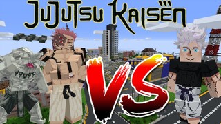 (Manga) Gojo VS Sukuna In Minecraft LowRu Jujitsu Kaisen Addon/Mod mcpe 1.20