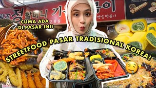 MUKBANG STREETFOOD PASAR TRADISIONAL KOREA! 🇰🇷 BAYAR NYA PAKE KOIN JADUL?! 😳 MAKANAN NYA UNIK! 😍