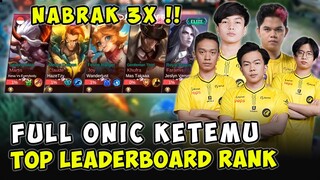 KETEMU TOP GLOBAL RANK 1&2 WITH FULL ONIC ROSTER MPL SERUU ABISS