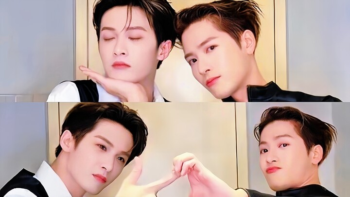 โอ้โห ทั้งหล่อทั้งน่ารัก! ตันเจี้ยนชิ่วกับวังเจียเอ๋อร์จับคู่กันโปรโมตเพลง!