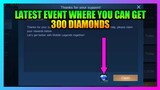 Latest Event in ML Where You Can Get 300 Diamonds For Free | New Free Dias Event Mobile Legends